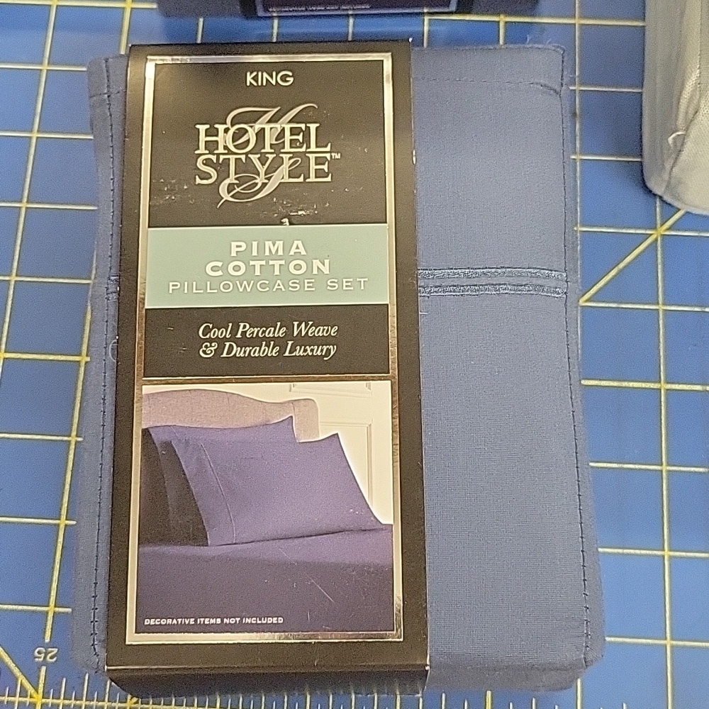 King Hotel Style Pima 300 ct Cotton Pillow Case Set of 2 in Pack